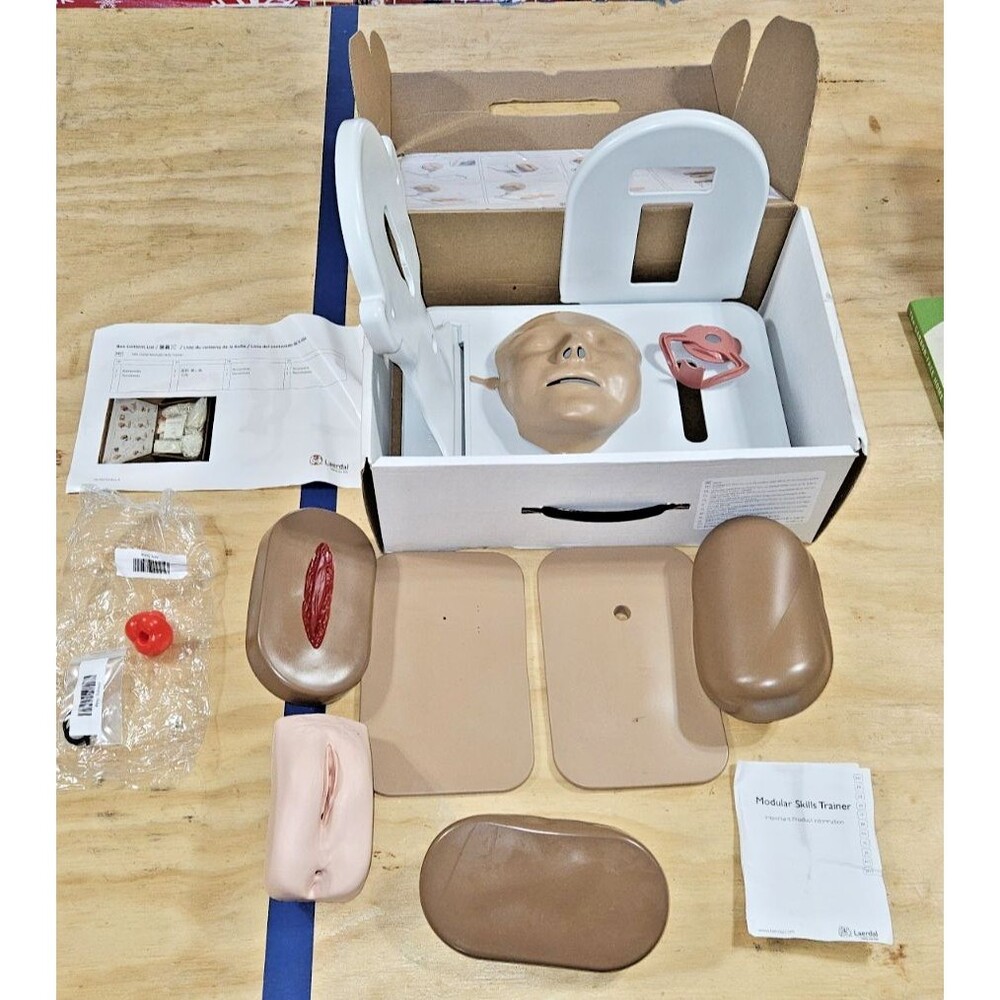Laerdal Modular Skills Trainer MST Nursing Medical Simulation Manikin Kit Set